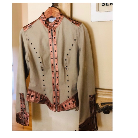 Societa Fashion Italy Bronze Lightweight Jacket - Picture 2 of 12
